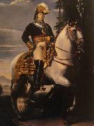 Vicente Lopez y Portana Equestrian portrait of Ferdinand VII of Spain painting